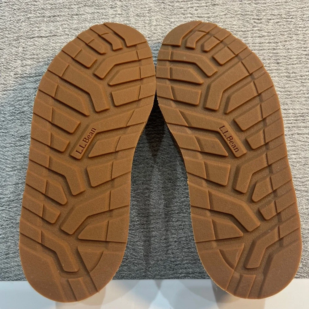 LL Bean Stonington Slip On Suede Loafer Shoes Womens 10 Brown Comfort Casual - Picture 5 of 10